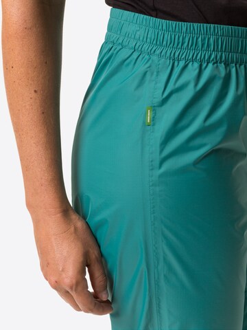 VAUDE Regular Outdoor trousers 'Drop' in Blue