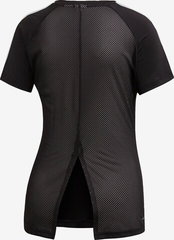 ADIDAS PERFORMANCE Functioneel shirt 'Design 2 Move 3-Streifen' in Zwart