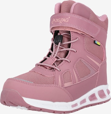 ZigZag Snow Boots 'Clementu' in Pink: front