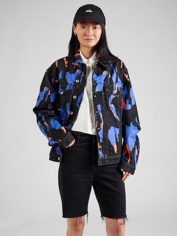 KARL LAGERFELD JEANS Between-season jacket in Black: front