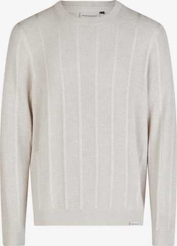 Cleptomanicx Pullover in Beige: Vorderseite