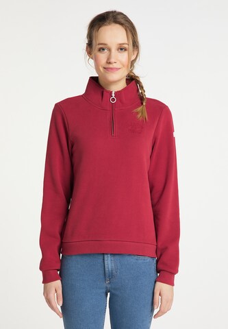 DreiMaster Maritim Sweatshirt in Rot: Vorderseite