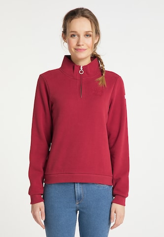 DreiMaster MaritimSweater majica - crvena boja: prednji dio