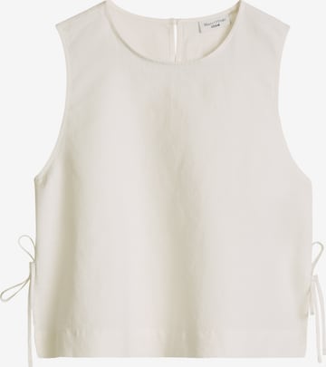 Chemisier Marc O'Polo DENIM en blanc : devant