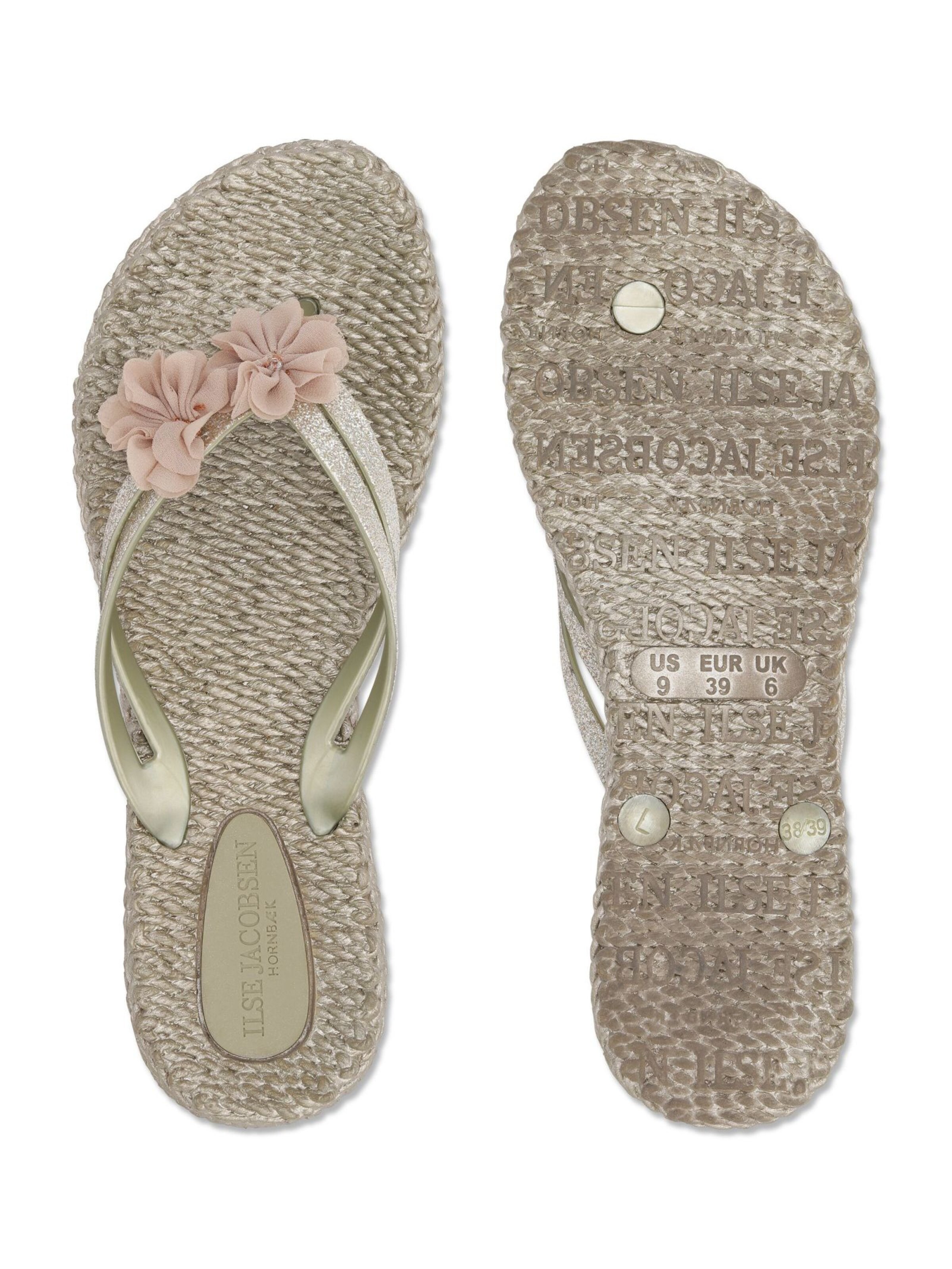 ILSE JACOBSEN T-bar sandals 'Cheerful18F' in Grey