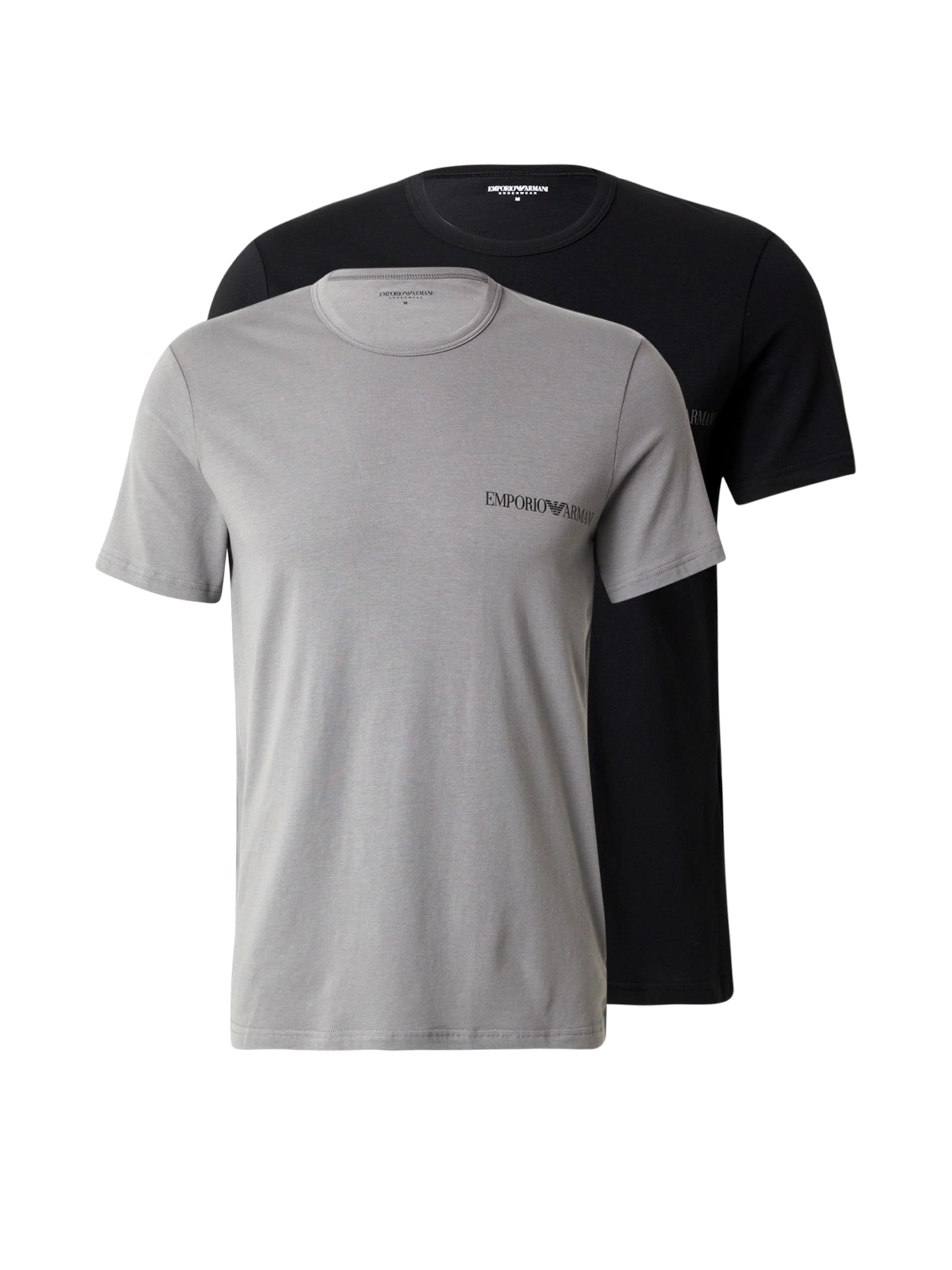 Emporio Armani T-shirt i grå: framsida