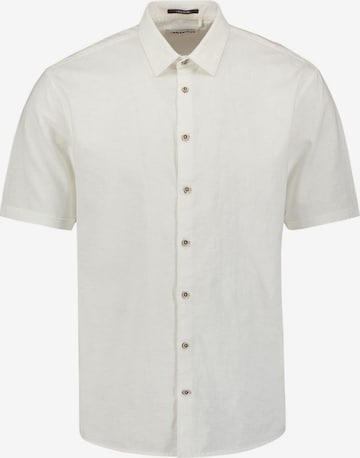 No Excess Button Up Shirt in White: front