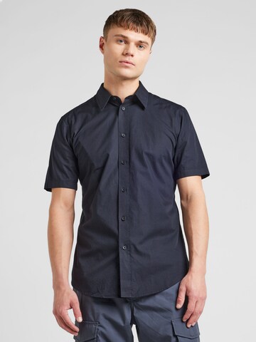 ESPRIT - Ajuste regular Camisa en negro: frente