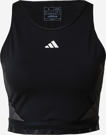 ADIDAS PERFORMANCE Sports Top in Black: front
