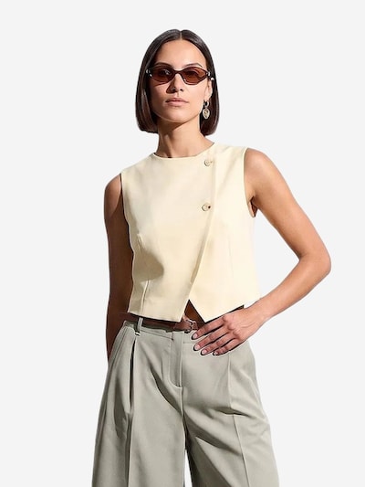 Dilvin Weste 'Westen'‌‌‌‌‌‌‌‌ in S in creme, Produktansicht