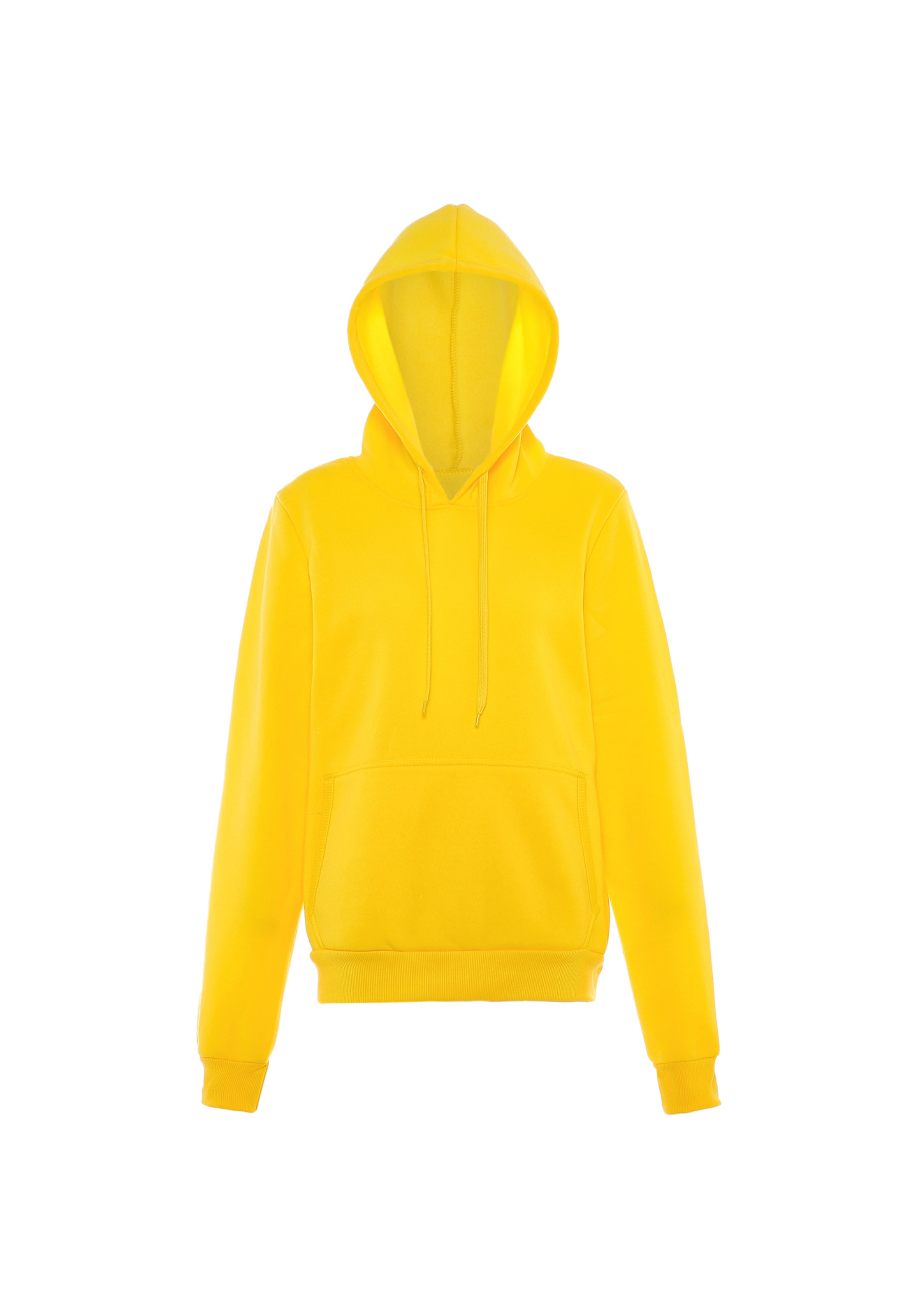 geltona hoona Megztinis be užsegimo: priekis