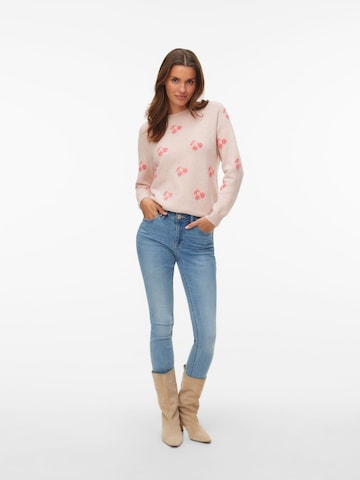 VERO MODA Sweater 'VMDoffy' in Pink: front