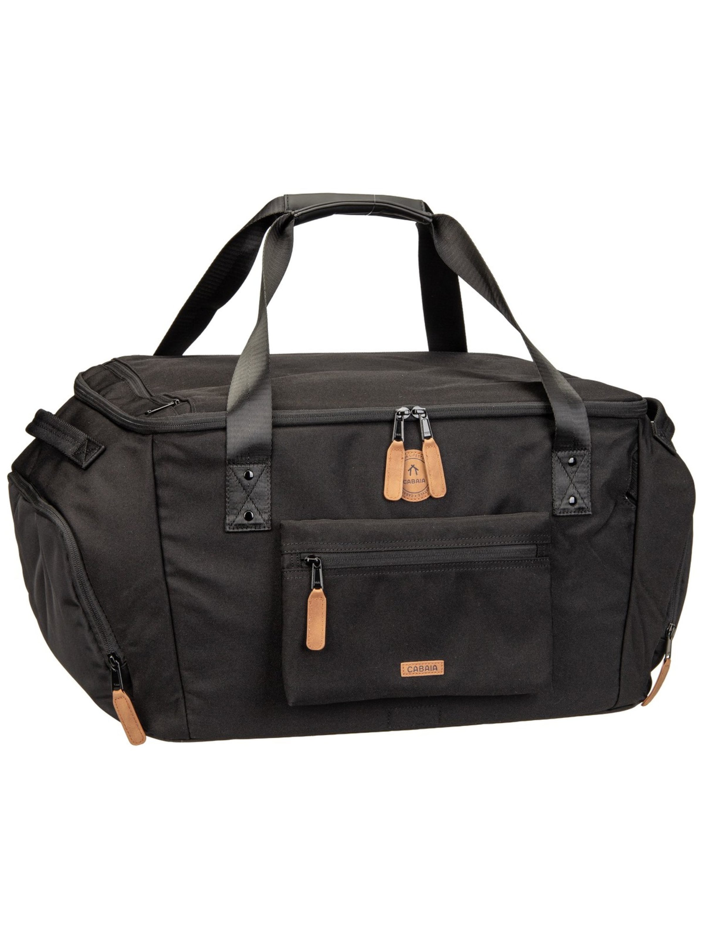 Cabaia Sporttasche ' Duffle Explorer Medium ' in Schwarz: Vorderseite