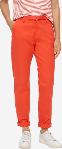 Regular Pantalon chino s.Oliver en orange