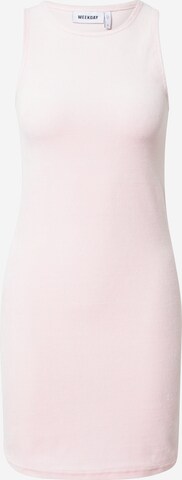 WEEKDAY Dress 'Stella' in Pink: front