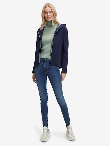 Amber & June Sweat jacket in Blue