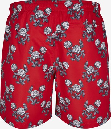 Urban Classics Swimming shorts in Red