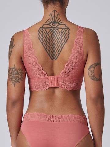 Skiny Triangle Bra in Pink