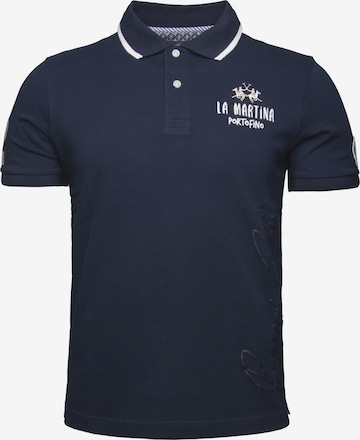 T-Shirt 'Map316' La Martina en bleu : devant