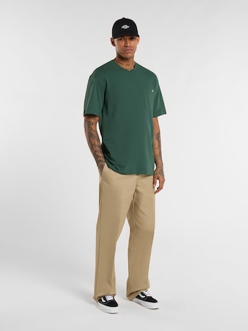 DICKIES Majica 'Luray' | zelena barva