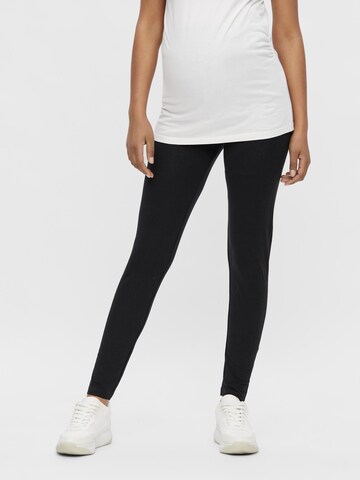 MAMALICIOUS Skinny Leggings 'Lea' in Groen: voorkant