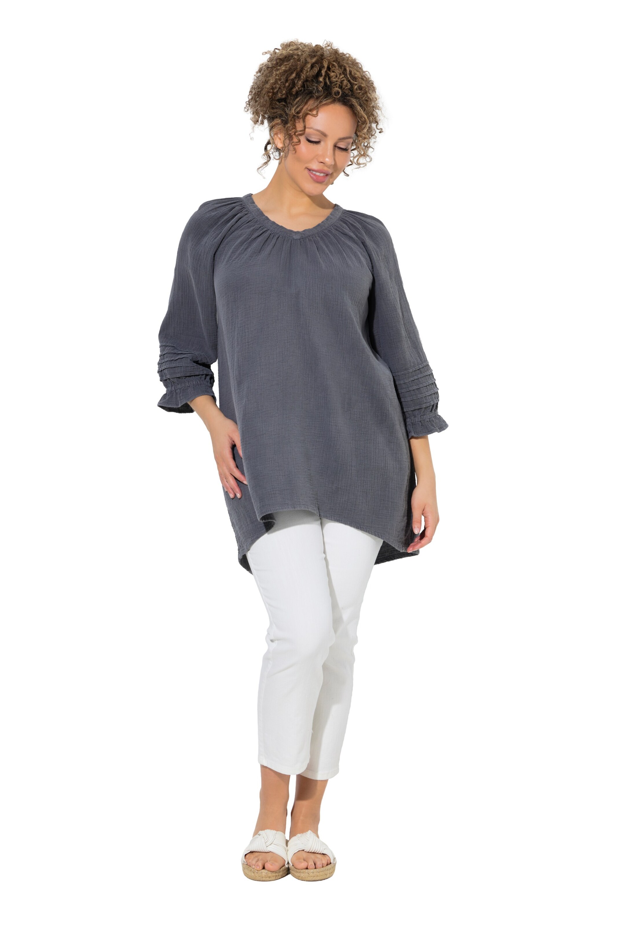 Ulla Popken Tunic in Grey