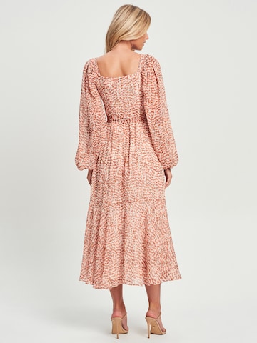 Robe 'SOFFIA' Tussah en beige : derrière