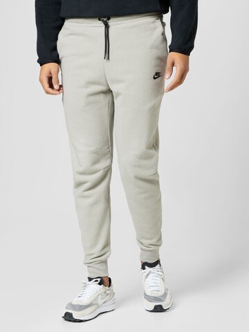 Nike Sportswear - Tapered Calças em bege: frente