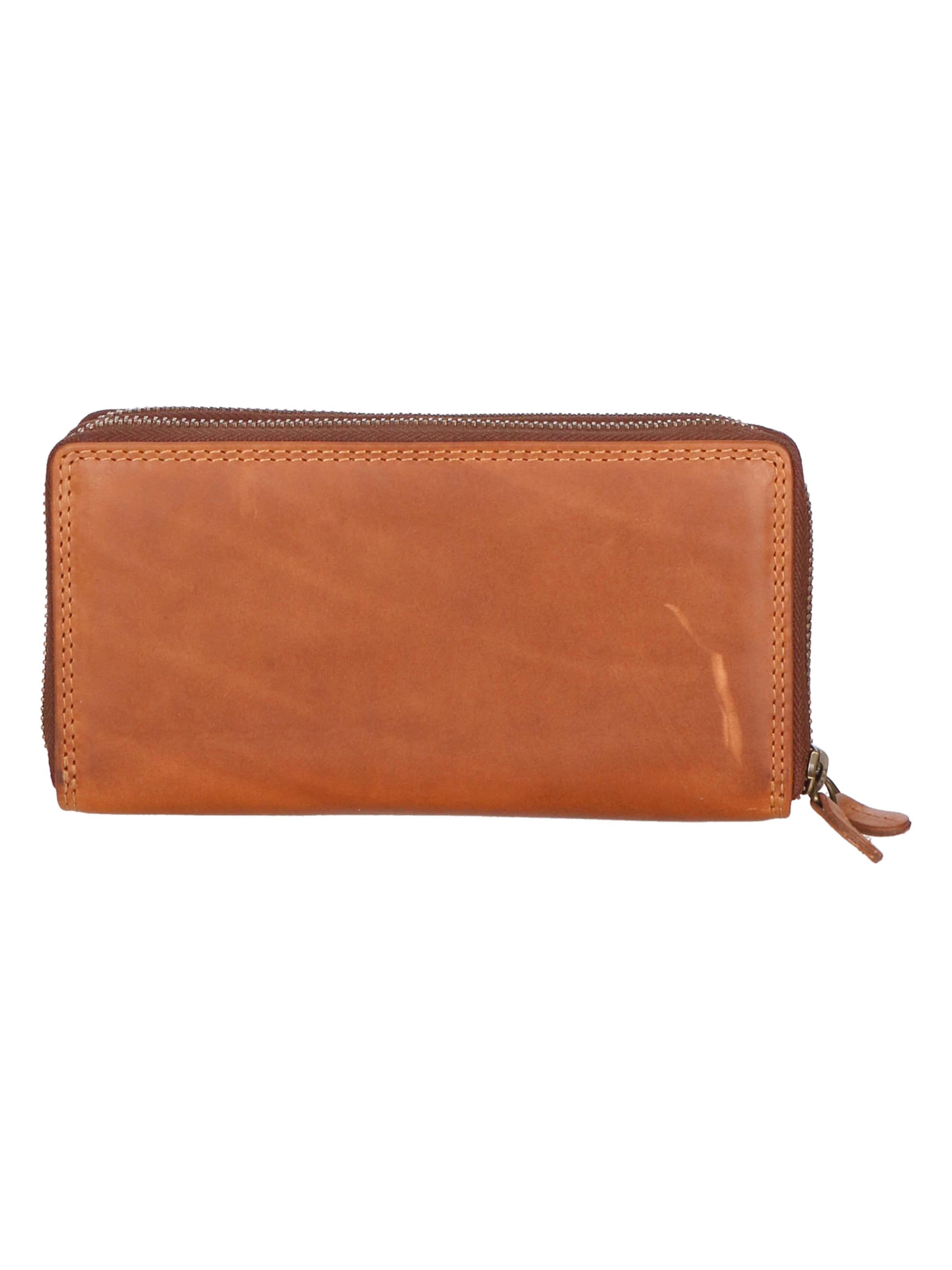 HILL BURRY Portemonnee in Bruin: voorkant