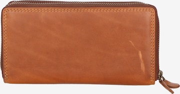 HILL BURRY Wallet in Brown: front