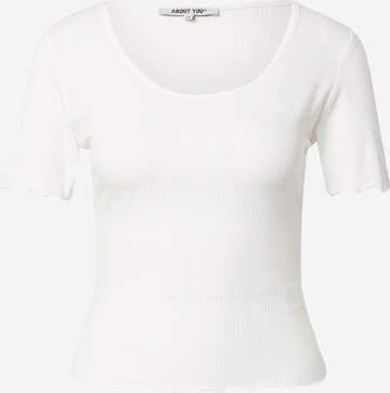 ABOUT YOU - Camisa 'Joselyn' em branco: frente