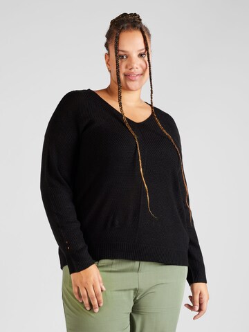 Z-One Sweater 'Cleo' in Black: front