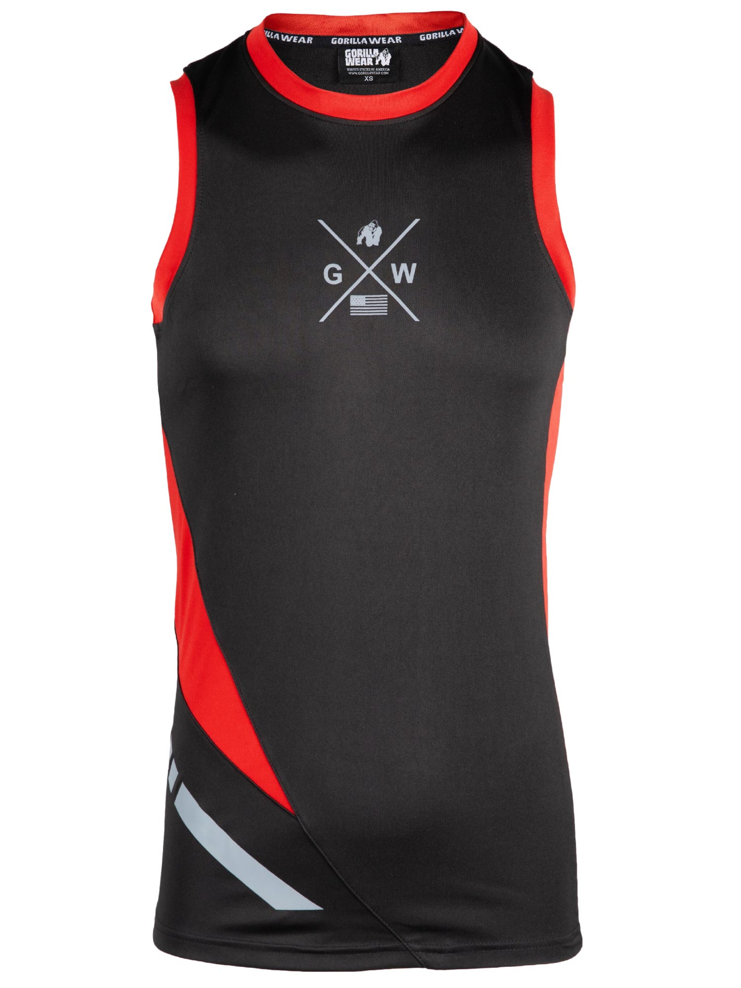 Maglia funzionale 'Hornell' di Gorilla Wear in nero: frontale