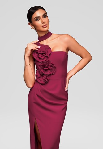 Ombre Evening dress in Red