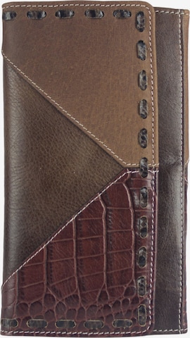 Sunsa Wallet in Brown: front