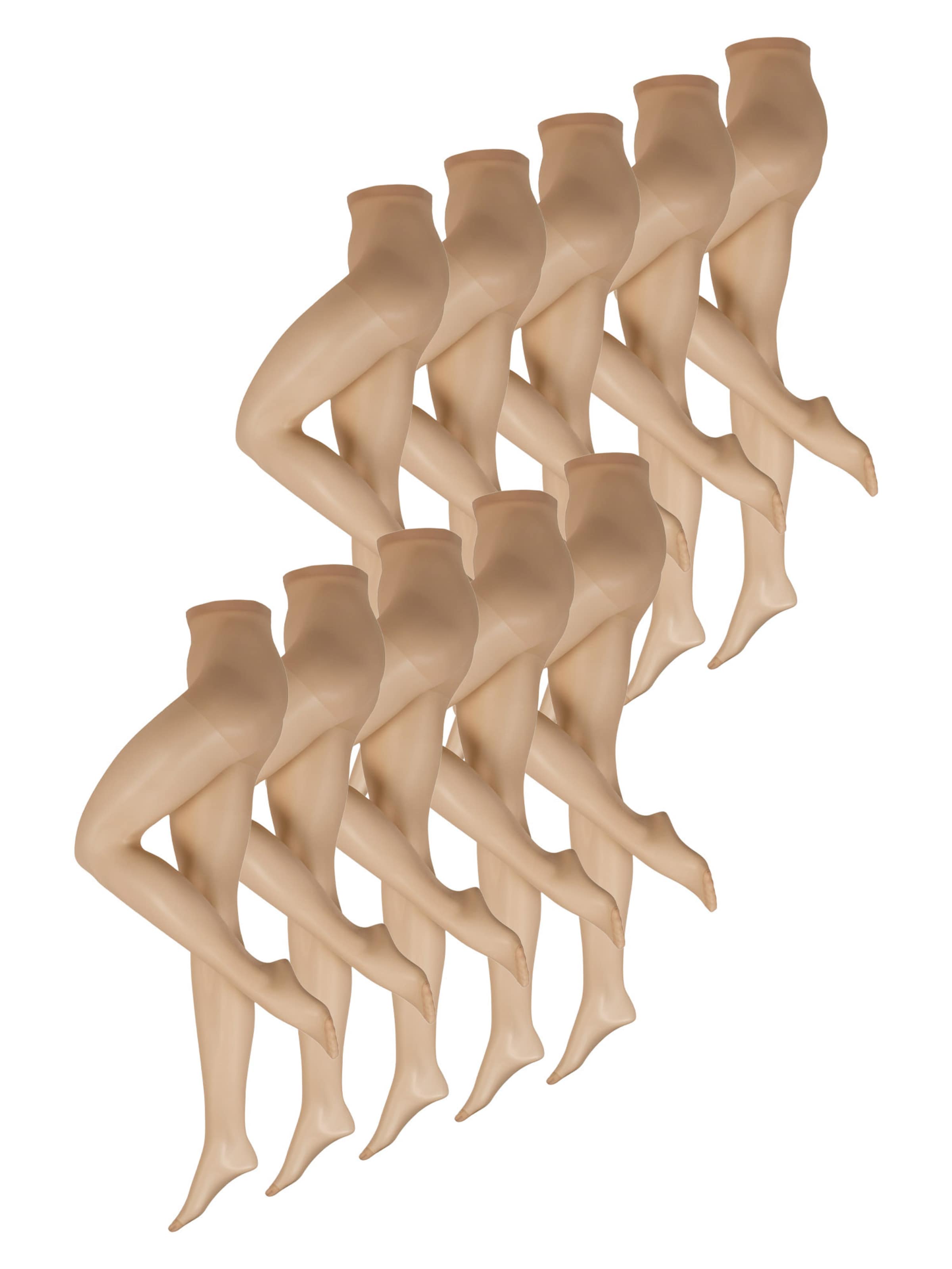 Nur Die Feinstrumpfhose ' Seidenfein 15 DEN ' in Beige: Vorderseite