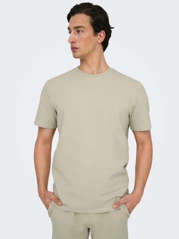 Only & Sons Shirt 'Kian' in Beige
