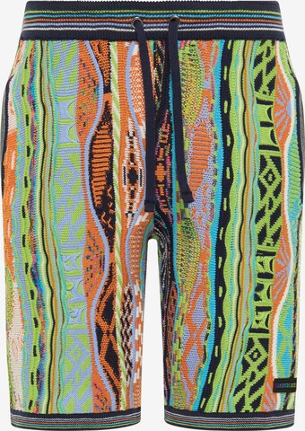 Regular Pantalon 'Cucuzza' Carlo Colucci en mélange de couleurs : devant