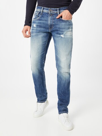 REPLAY Slimfit Jeans 'ANBASS' in Blau: predná strana