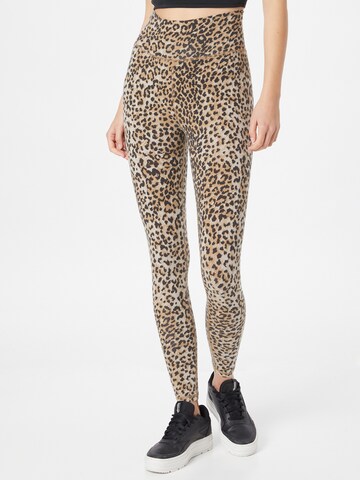 Skinny Leggings Ragdoll LA en marron : devant