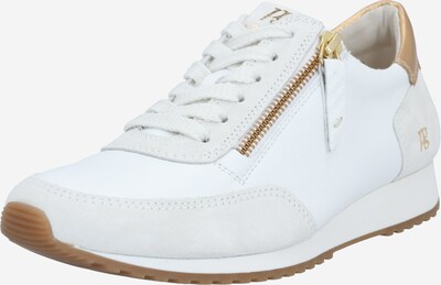 Paul Green Baskets basses en beige / or / blanc, Vue avec produit