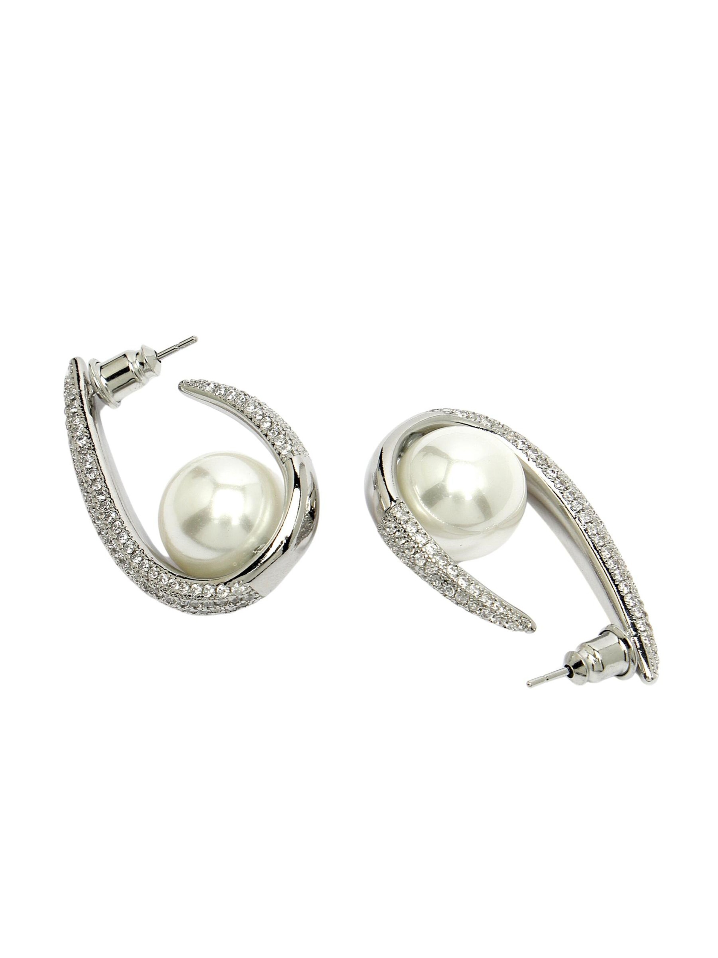 Boucles d'oreilles 'Biancama' AVANT-GARDE PARIS en argent