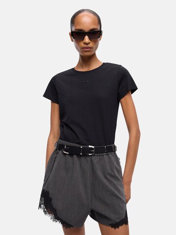 Maglietta 'PINKO BUSSOLOTTO T-SHIRT JERSEY T-SHIRT' di PINKO in nero