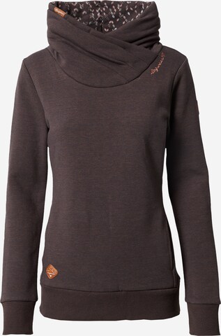 Ragwear Sweatshirt 'ANABELKA' in Bruin: voorkant
