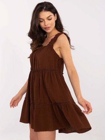 Madnezz House Kleid 'A5036.78' in Braun