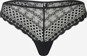 ETAM Thong 'CHERIE' in Black: front