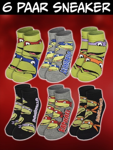 Teenage Mutant Ninja Turtles Socken 'Adventskalender mit 12 Paar'‌‌‌‌‌‌‌‌‌ in Mischfarben