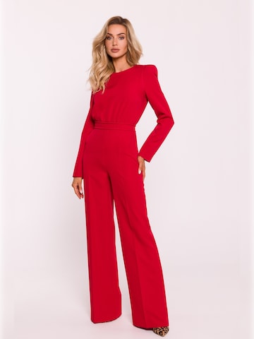 made of emotion - Jumpsuit en rojo