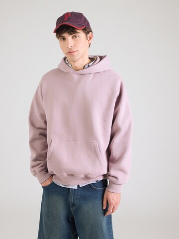 Abercrombie & Fitch Свитшот 'ESSENTIAL' в Лиловый: спереди