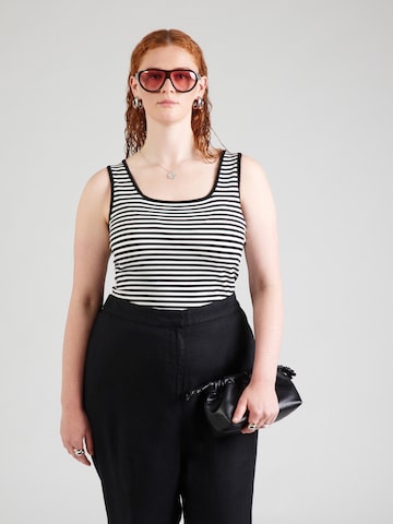 Tommy Hilfiger Curve Top in Black: front
